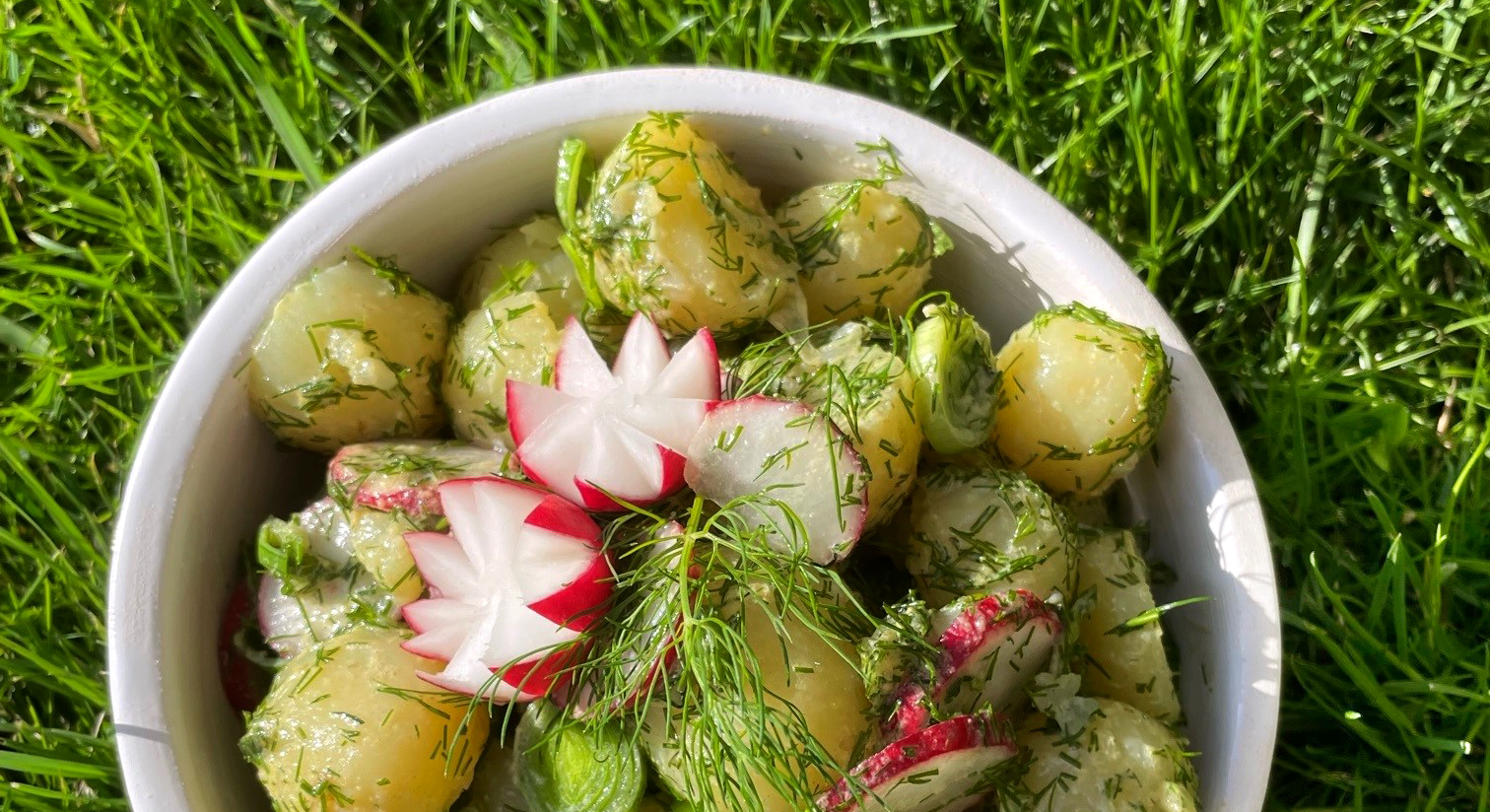 Långås potatis potatissallad